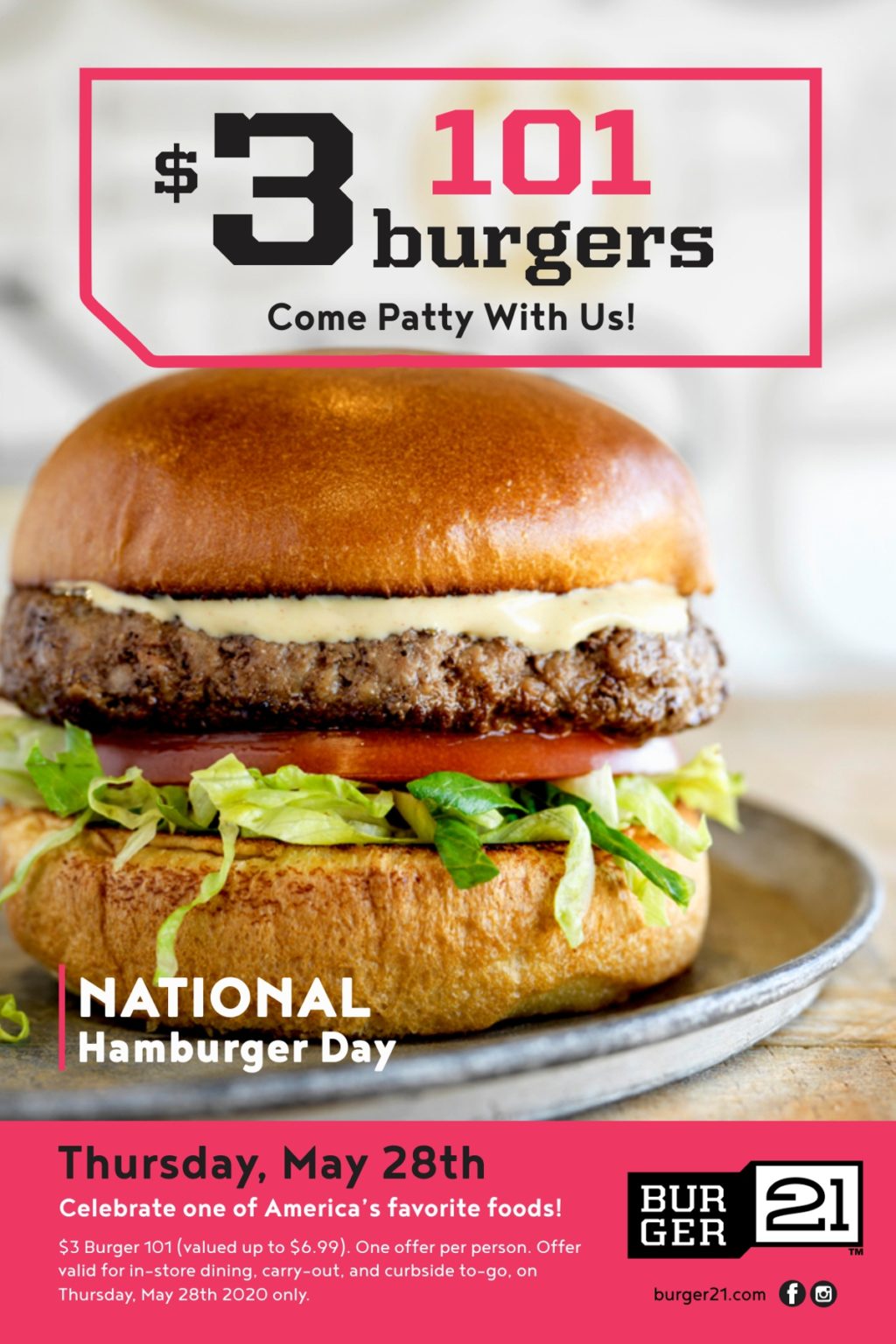 National Hamburger Day Burger 21 Burgers Reinvented