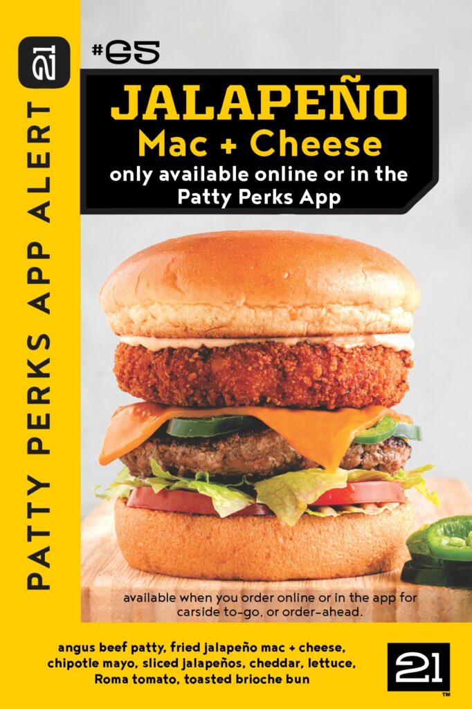 Jalapeno Mac N Cheese Online In-App - Burger - Reinvented